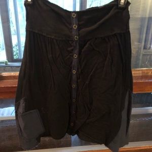 Free people, we the free black & blue tube top XS